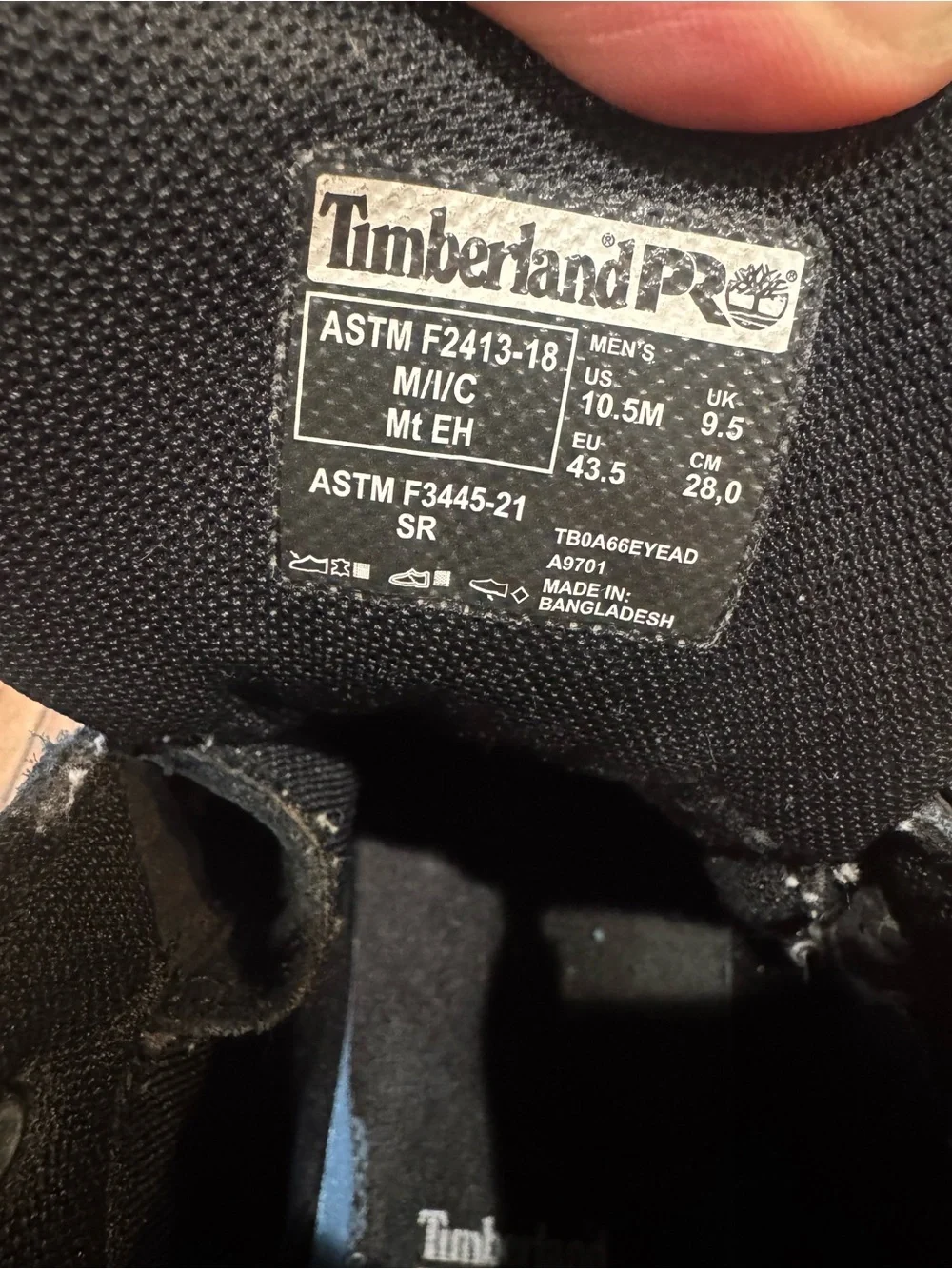 Timberland PRO rugged black